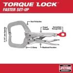 Milwaukee TORQUE LOCK 10-Piece Locking Pliers Set thumbnail 6