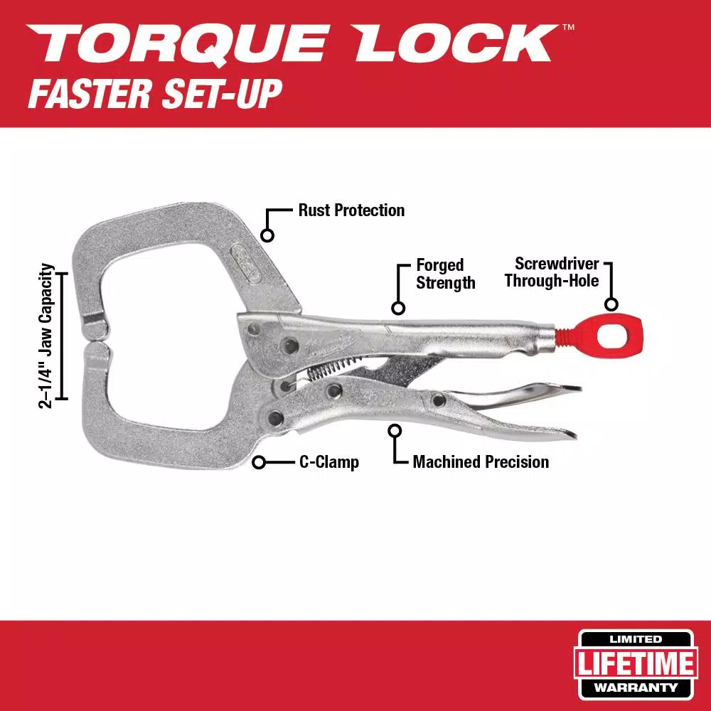 Milwaukee TORQUE LOCK 10-Piece Locking Pliers Set