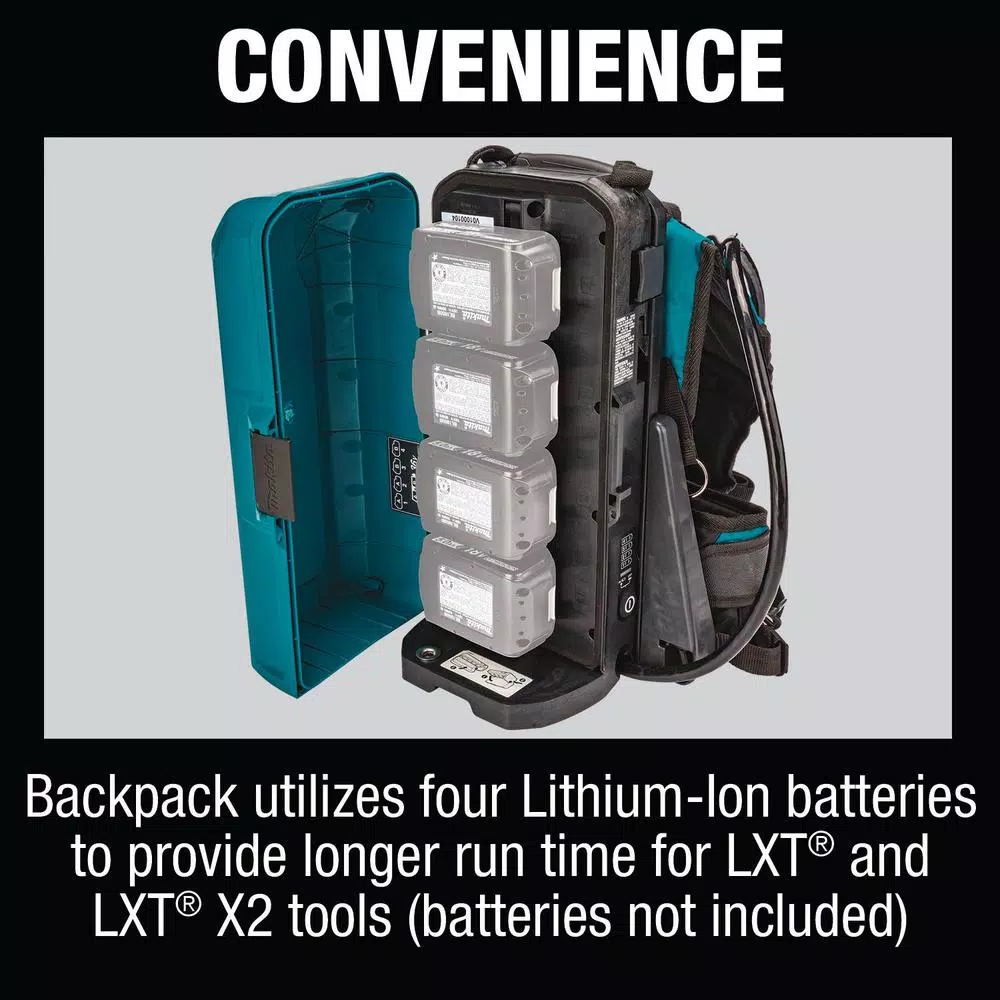Makita 18V LXT and LXT X2 Portable Backpack Power Supply