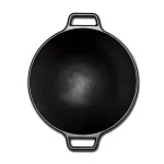 Lodge 14 in. Cast Iron Wok with Dual Loop Handles thumbnail 4