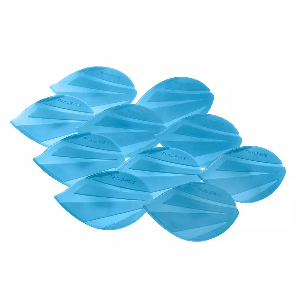 Alpine Industries Blue Cotton Blossom Toilet Bowl Air Freshener Clip, 10-Pack