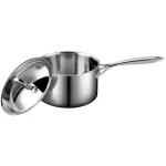Cooks Standard 1.5 qt. Multi-Ply Clad Stainless Steel Sauce Pan with Lid thumbnail 3