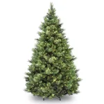 National Tree Company 7 ft. Carolina Pine Artificial Christmas Tree with 700 Clear Lights and Flocked Pine Cones thumbnail 1