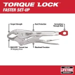 Milwaukee TORQUE LOCK 10-Piece Locking Pliers Set thumbnail 3