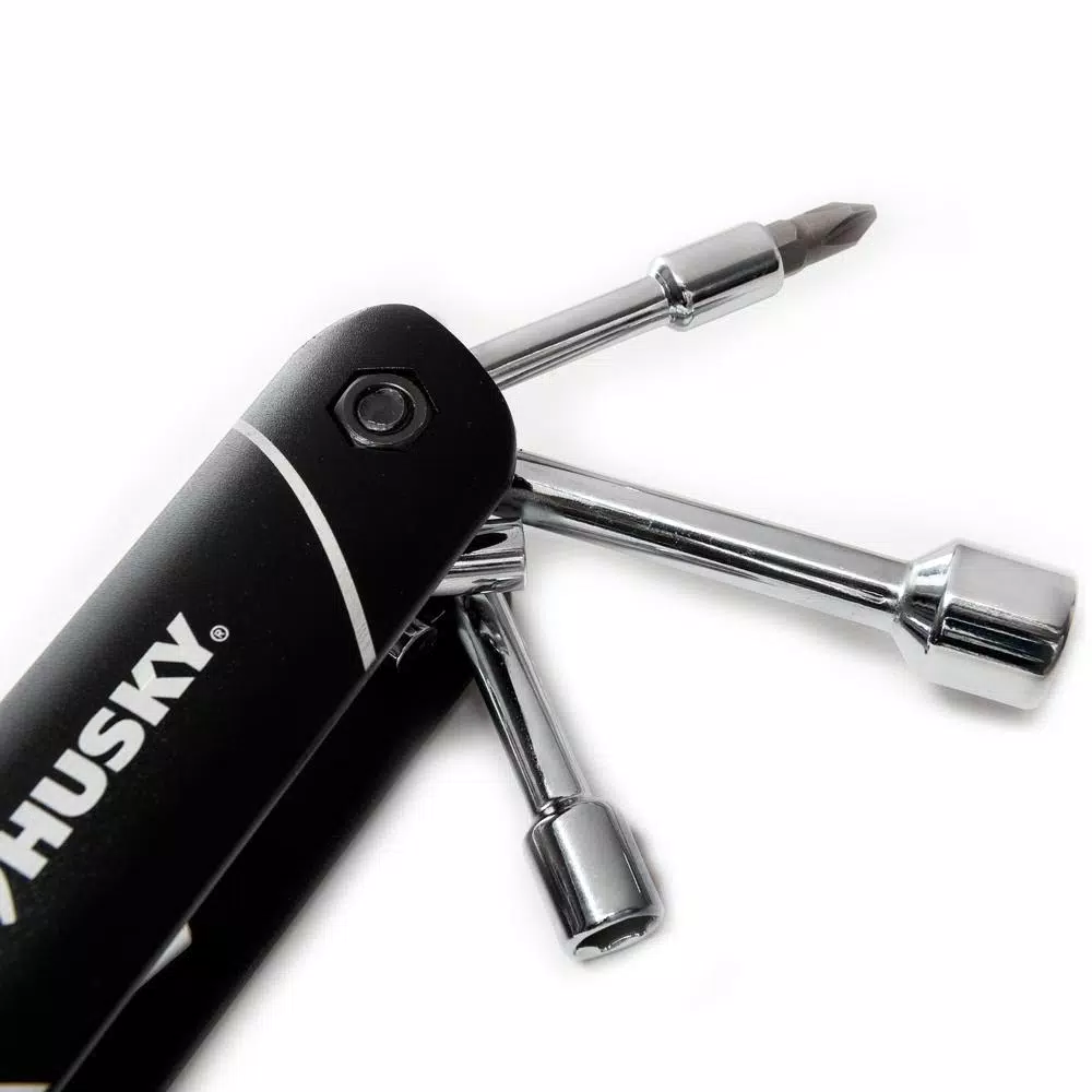 Husky 12-Piece Folding Nut Driver Set, SAE and Metric