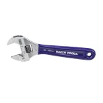 Klein Tools 6 in. Slim-Jaw Adjustable Wrench, Low Profile Steel Hand Tool thumbnail 1