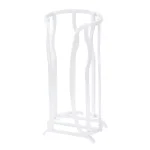 Bath Bliss Aluminum Toilet Paper Holder, 3-Roll Vertical Reserve, White thumbnail 2