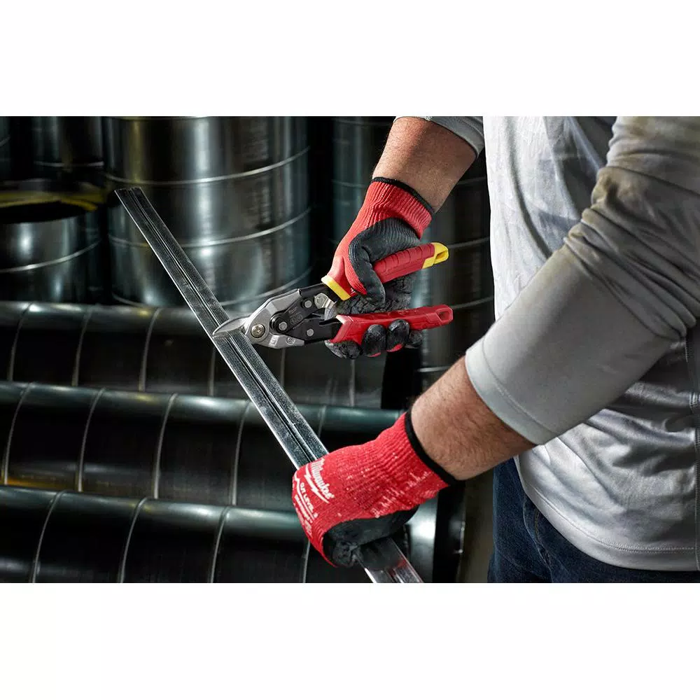 Milwaukee 9 in. Bulldog Straight-Cut Aviation Snips