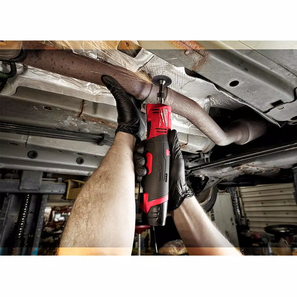 Milwaukee M12 FUEL 12V Brushless Cordless 1/4 in. Straight Die Grinder (Tool-Only)