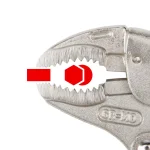 TEKTON 5 in. Curved Jaw Locking Pliers with Chrome Molybdenum Steel Jaws thumbnail 4