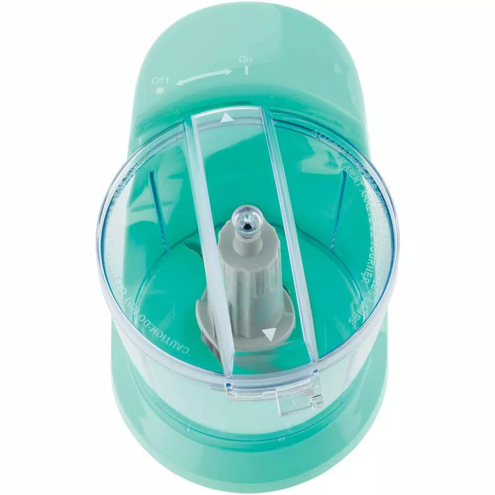 Brentwood Appliances MC-109BL 1.5 Cup Mini Food Chopper and Slicer, Blue