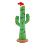 Home Accents Holiday 12 ft. Giant Airblown Inflatable Christmas Cactus with LED Lights thumbnail 1