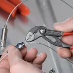 Knipex 6 in. COBRA Mini Water Pump Pliers, Forged Steel, 61 HRC Teeth thumbnail 3