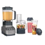 Cuisinart Velocity Ultra Trio 3-in-1 Blender and Food Processor with Travel Cups, Gunmetal Gray thumbnail 2
