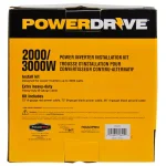 PowerDrive Heavy-Duty 3000-Watt Power Inverter Installation Kit - 0-Gauge Copper Battery Cable Set thumbnail 4