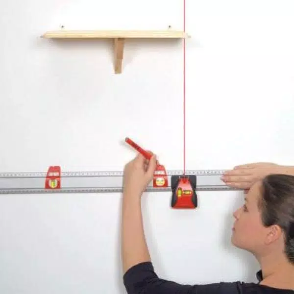 Kapro Pro Laser Set-A-Shelf 36 in. Laser Line and Stud Finder Tool