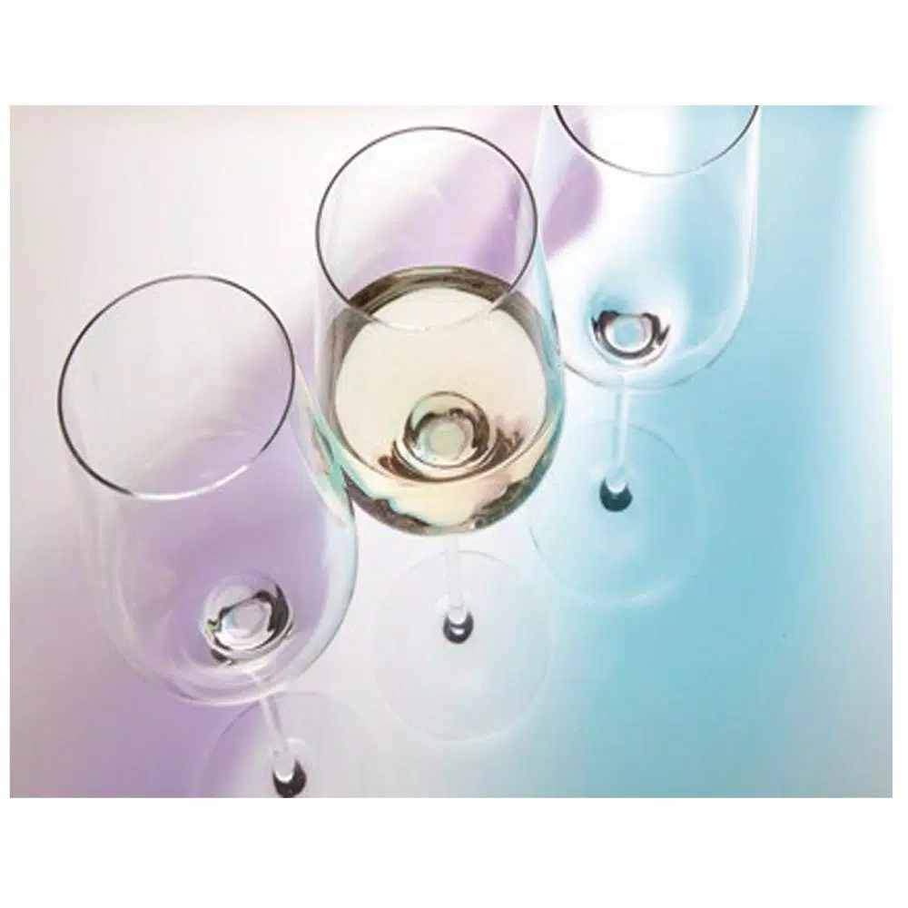 BergHOFF Chateau 6-Piece White Wine Glass Set, 8.5 oz Clear Glass