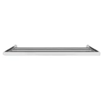 MODONA 24 in. Oval Polished Chrome Towel Rack thumbnail 5