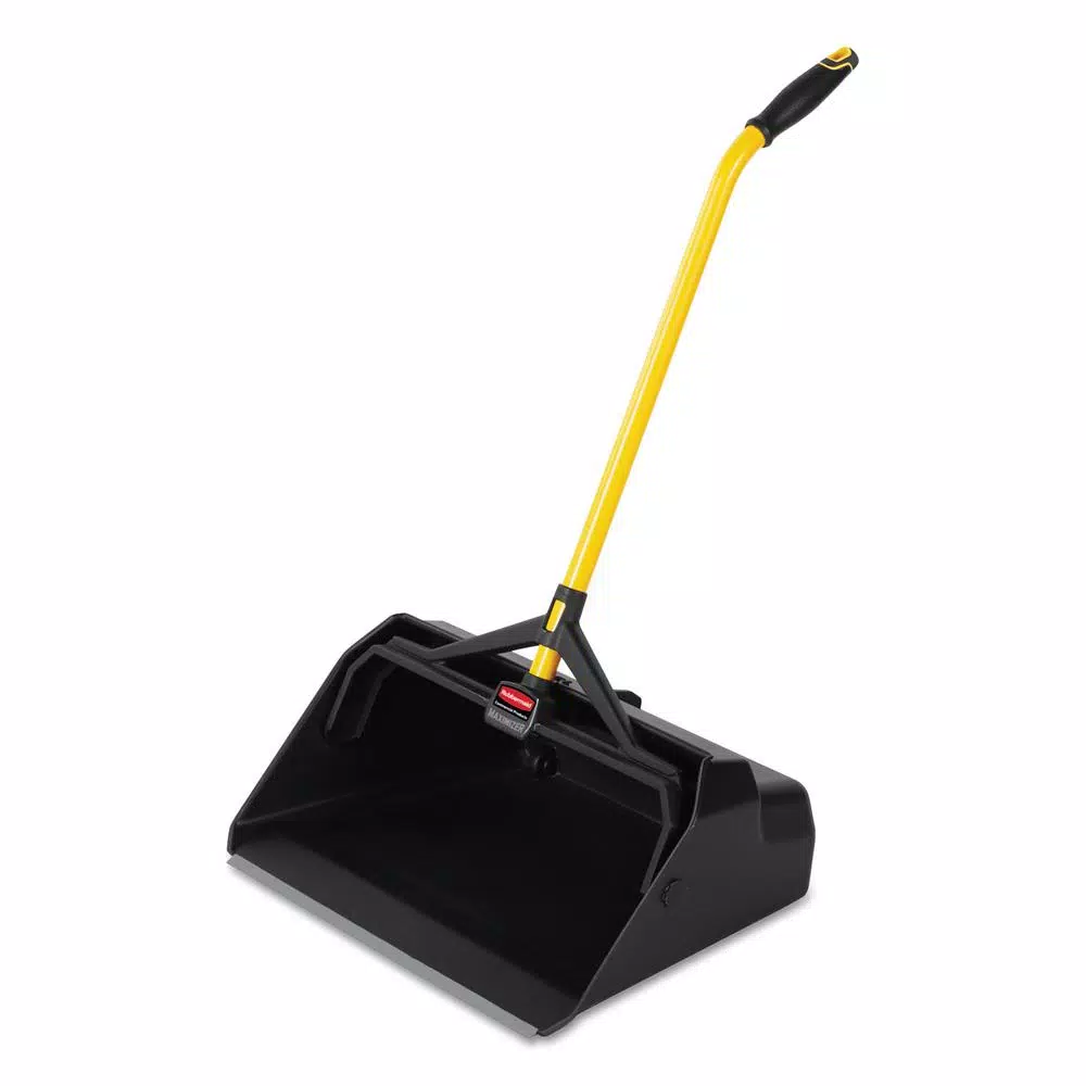 Rubbermaid Commercial Products Maximizer 20.44 in. Heavy-Duty Upright Dust Pan with Ergonomic Handle