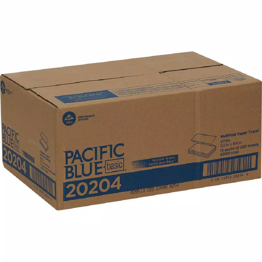 Georgia-Pacific Acclaim White Multi-Fold Paper Towels, 4000 Sheets