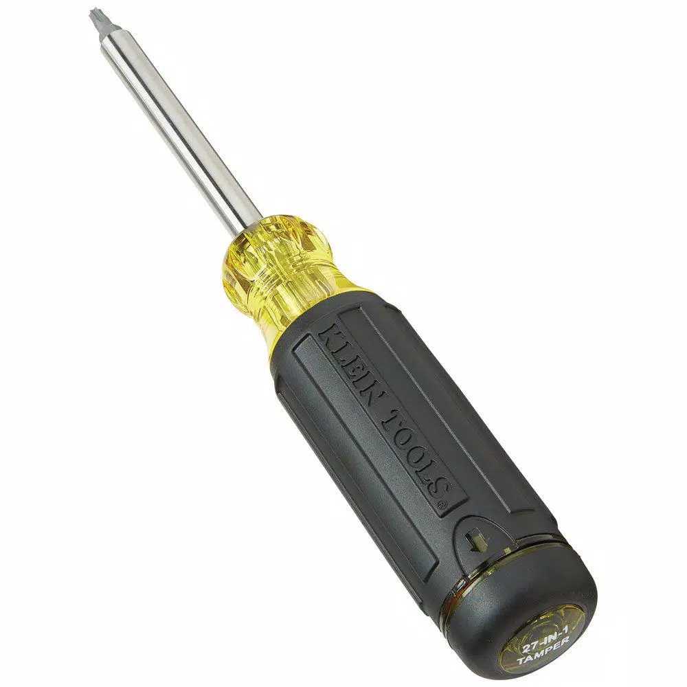 Klein Tools 27-in-1 Multi-Bit Tamperproof Screwdriver with Nut Driver