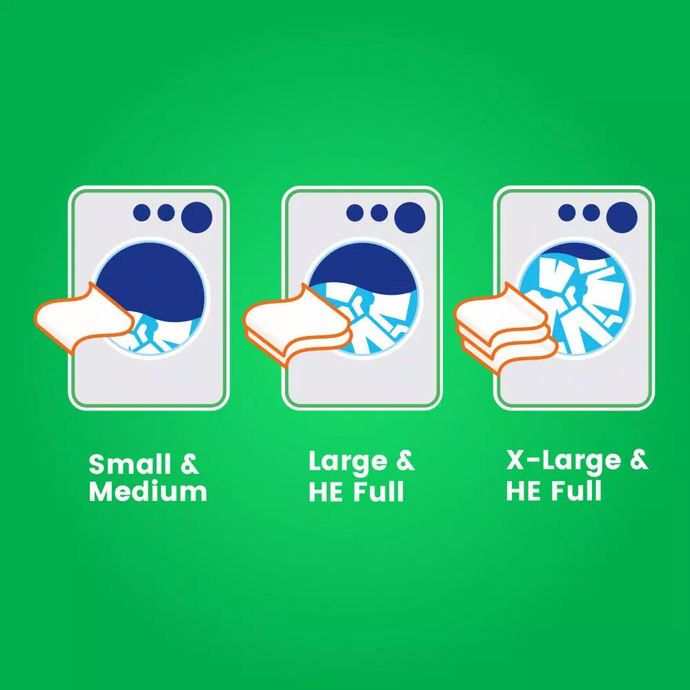 Gain Island Fresh Scent Dryer Sheets, 105-Count