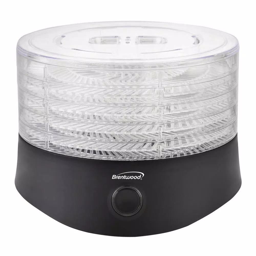 Brentwood Appliances 5-Tray Food Dehydrator with Auto Shutoff, Black