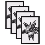 DesignOvation Gallery 11x17 Black Wood Picture Frame Set, Set of 4 thumbnail 1