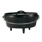 Lodge 4 Qt. Cast Iron Dutch Oven with Lid and Bail Handle thumbnail 1