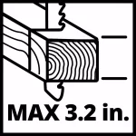 Einhell PXC 18V Cordless Jig Saw, 2400 SPM, 1 in. Stroke, 47° Max Bevel, with LED (Tool Only) thumbnail 11