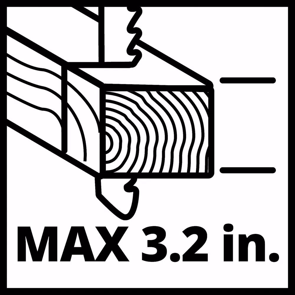 Einhell PXC 18V Cordless Jig Saw, 2400 SPM, 1 in. Stroke, 47° Max Bevel, with LED (Tool Only)