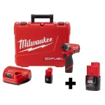 Milwaukee M12 FUEL 12V Brushless 1/4 in. Hex Impact Driver Kit with 2.0Ah Battery thumbnail 1