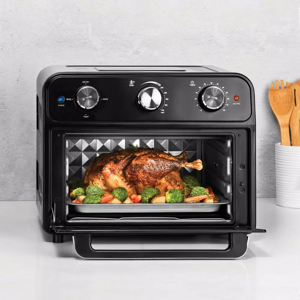 Kalorik 22 Qt. Air Fryer Toaster Oven, Black