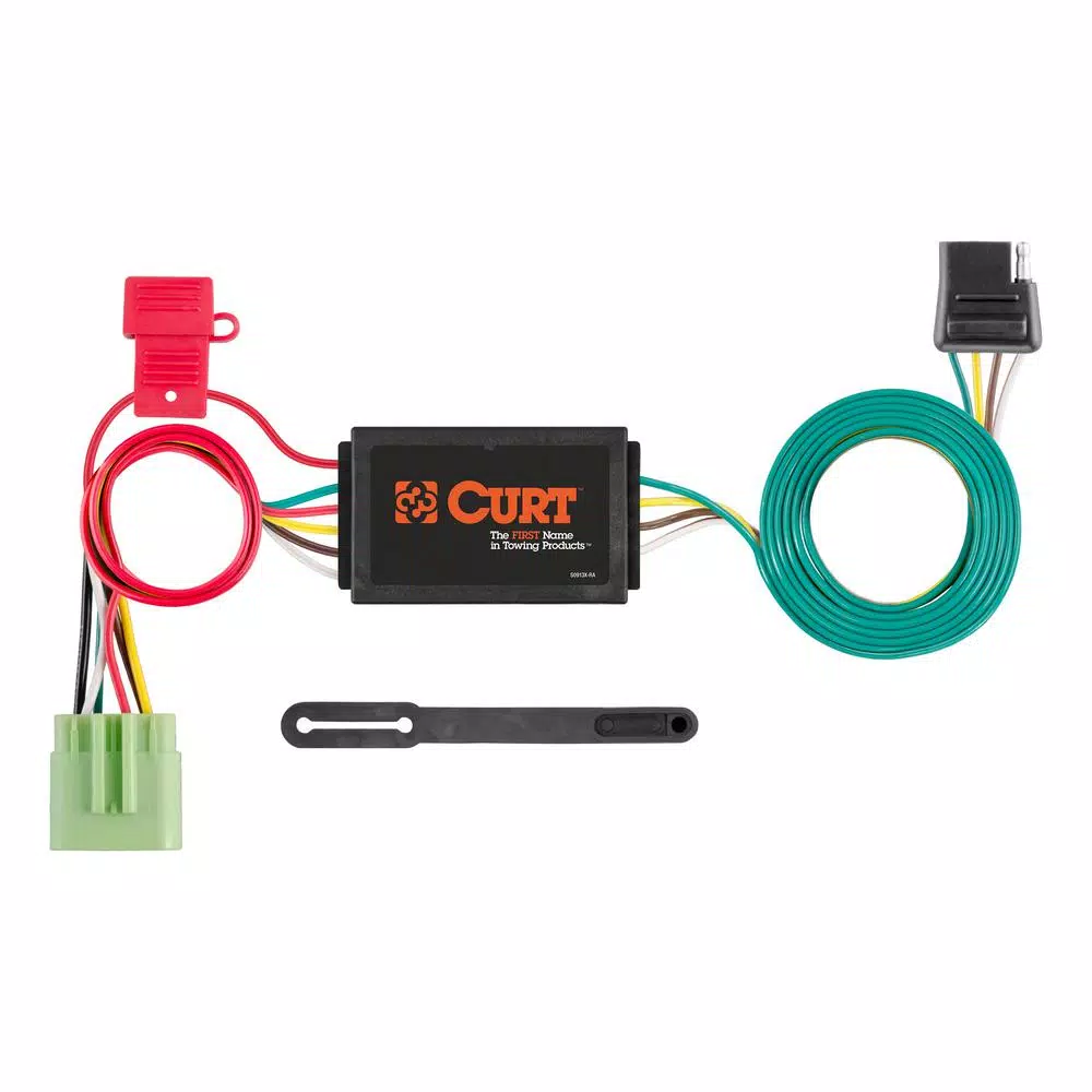 CURT Custom Vehicle-Trailer Wiring Harness, 4-Way Flat, for Select Jeep Grand Cherokee