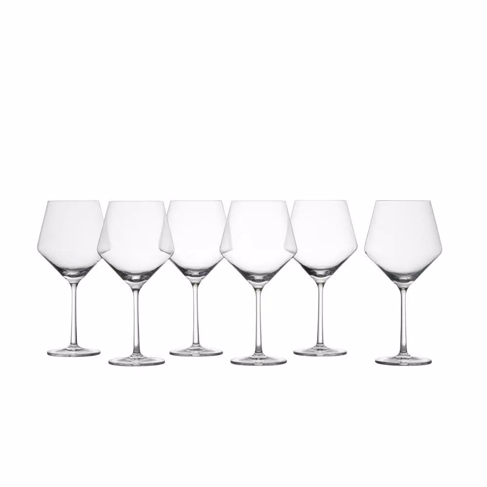 SCHOTT ZWIESEL Pure Tritan Burgundy Red Wine Glasses, 23.4 fl. oz., Set of 6