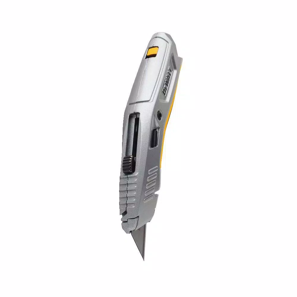 DEWALT DWHT10319 Metal Retractable Utility Knife with Blade Storage