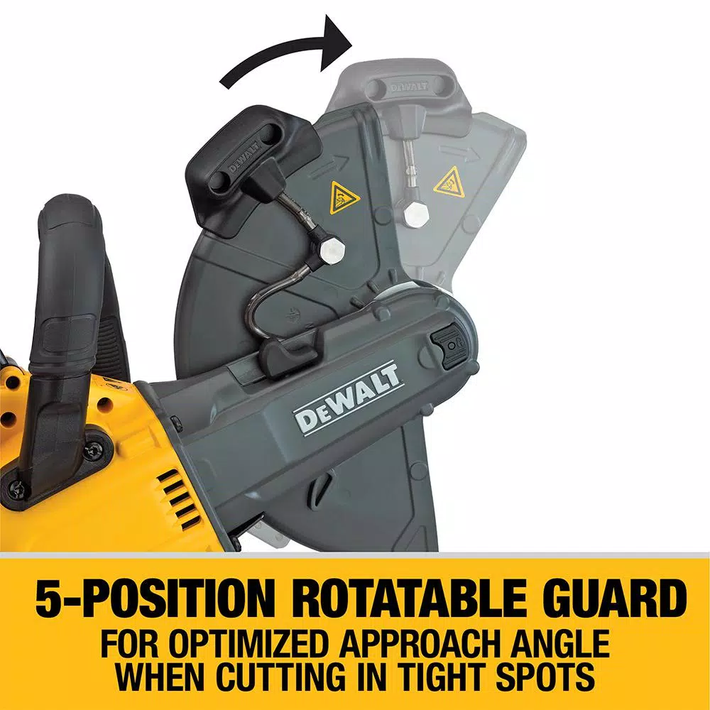 DEWALT FLEXVOLT 60V MAX 9 in. Cordless Brushless Cut-Off Saw Kit with (2) 9.0 Ah Batteries