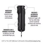 Sabre Pepper Gel Spray with Flip Top Safety - 12 ft Range, 25 Bursts thumbnail 3