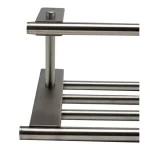 ALFI BRAND 25.88 in. Wall Mount Towel Rack with Shelf, Brushed Nickel thumbnail 6