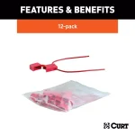 CURT 10-Amp In-Line Fuse Holders, 12-Pack thumbnail 3
