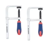 POWERTEC 2-Pack Quick Screw Down Guide Rail Clamps, 5-3/8 in. Opening, 2-3/8 in. Throat Depth thumbnail 1