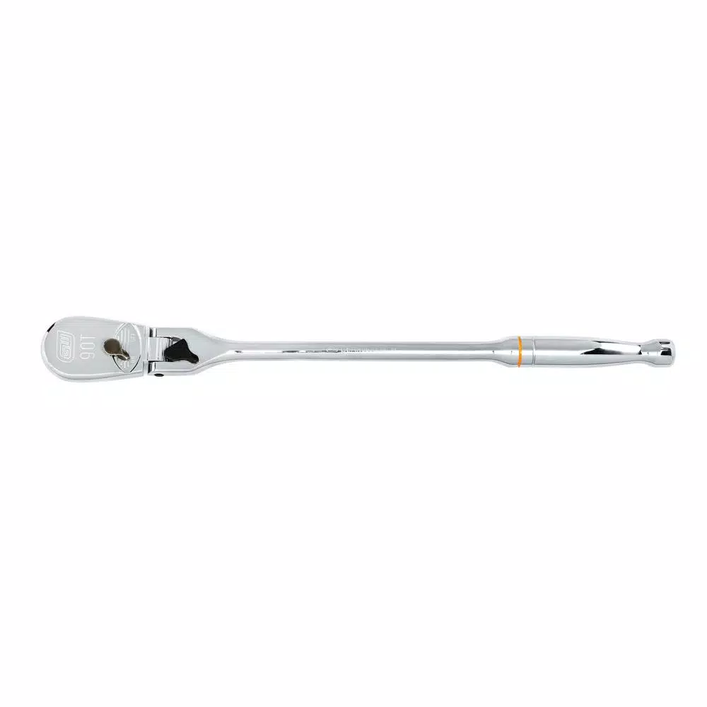 GEARWRENCH 1/2 in. Drive 90-Tooth Locking Flex Head Teardrop Ratchet, 17 in.