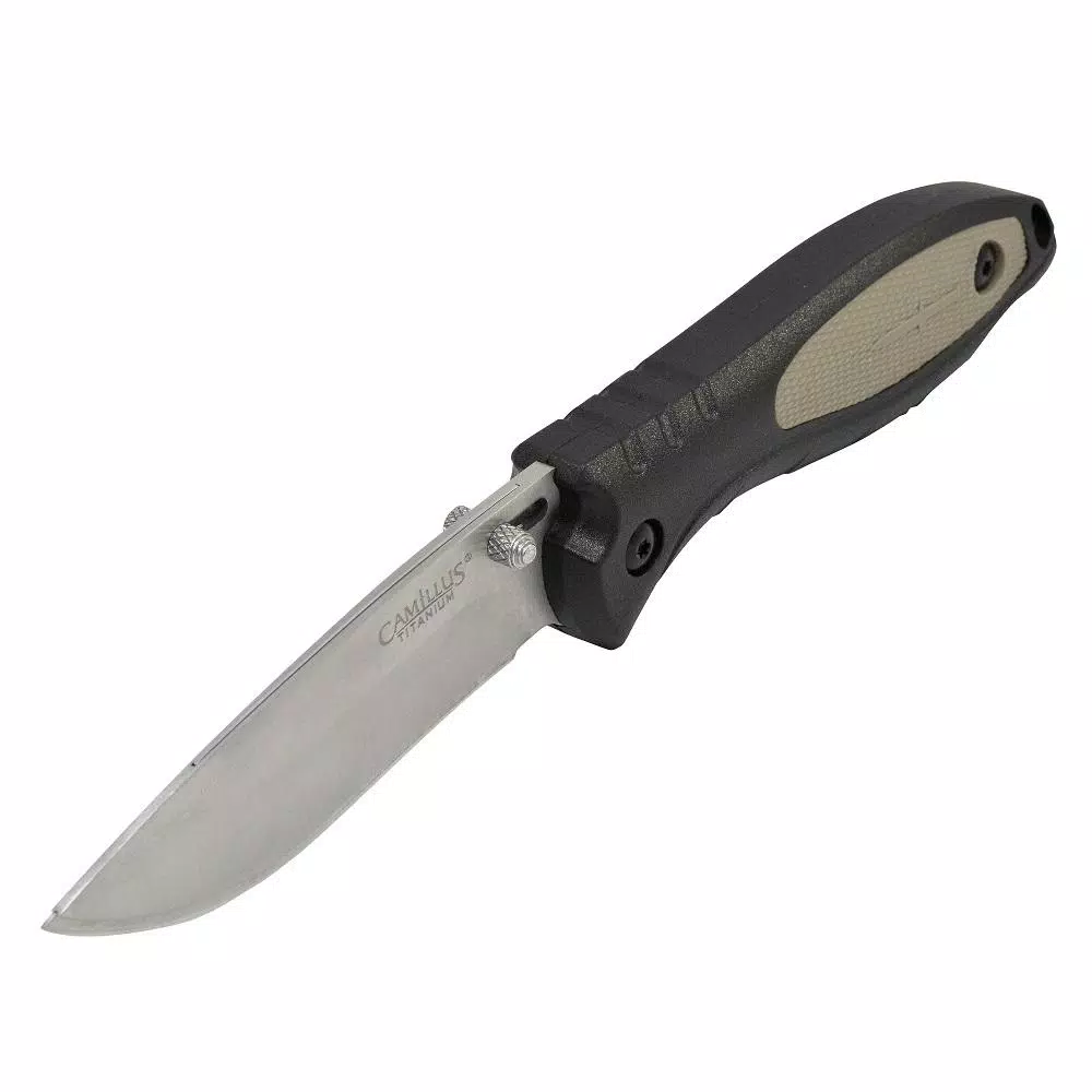 Camillus TigerSharp 8 in. Fixed Blade Knife with Titanium Bonded Replaceable Blades