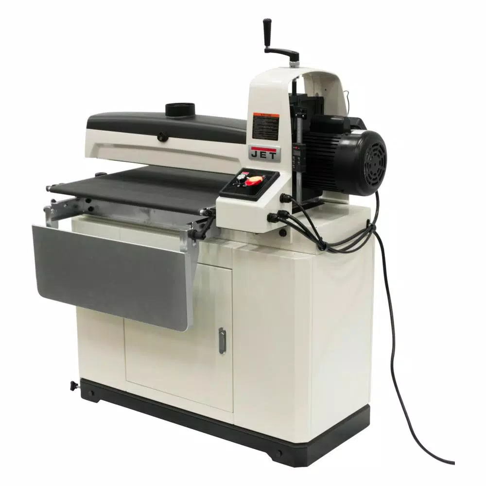 Jet JWDS-2550 115V Drum Sander with Closed Stand, 1.75 HP, Variable Speed
