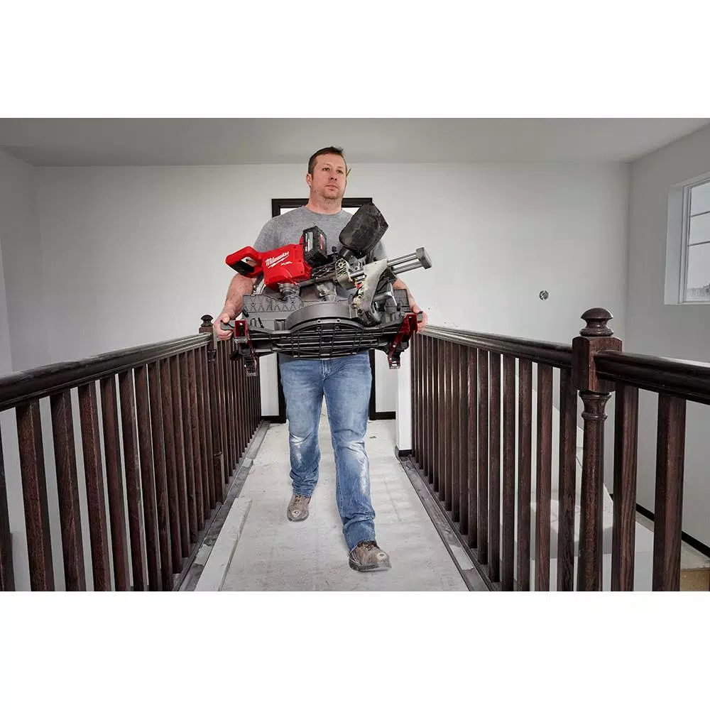 Milwaukee M18 FUEL 12 in. Dual Bevel Sliding Compound Miter Saw & 8-1/4 in. Table Saw Combo Kit
