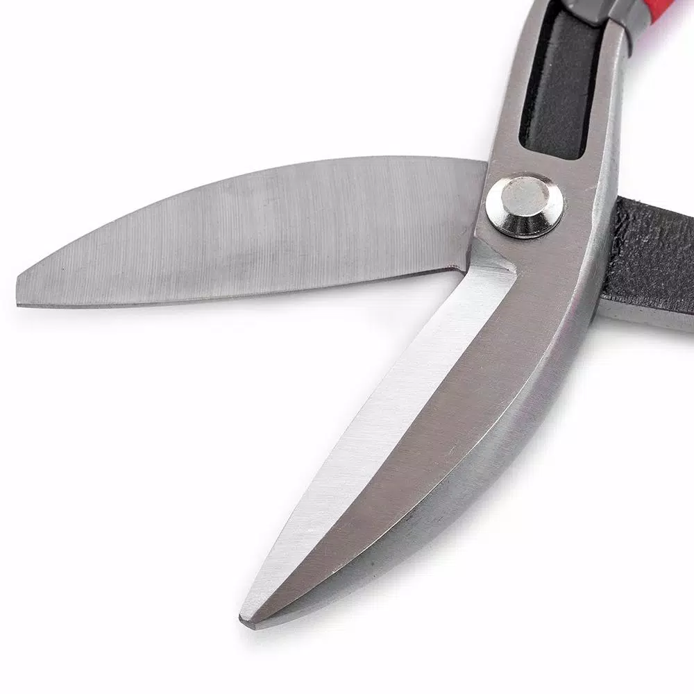 Wiss 12.5 in. Straight-Cut Tin Snips with Cushion Grip