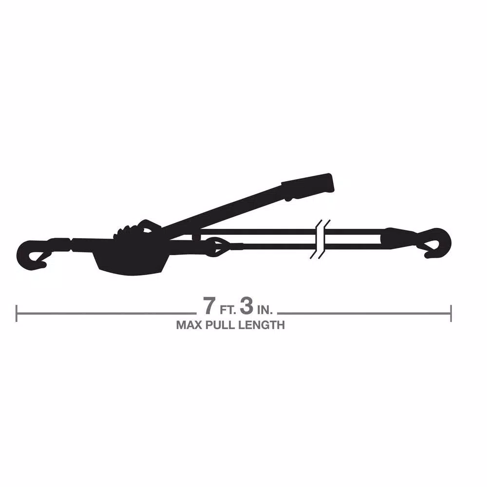 TEKTON 2 Ton Dual Gear Power Puller with 3/16 in. Aircraft-Grade Steel Cable