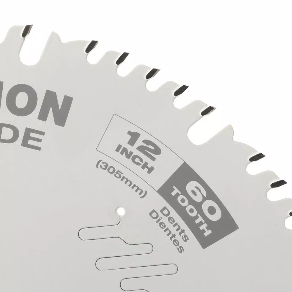 Milwaukee 12 in. 60-Tooth Combination Circular Saw Blade