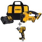 DEWALT 20V MAX XR Cordless Barrel Grip Threaded Rod Cutter & Impact Wrench Combo Kit thumbnail 1