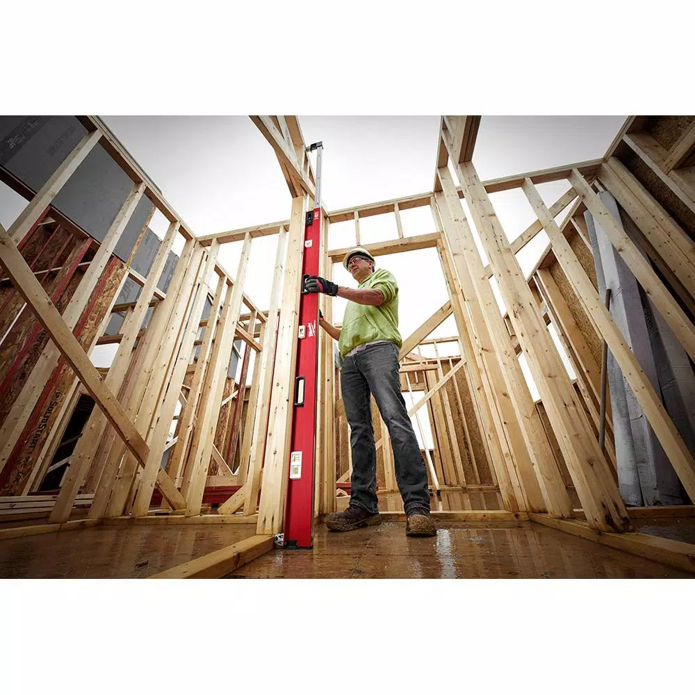 Milwaukee REDSTICK 78 in. to 144 in. Expandable Box Beam Level